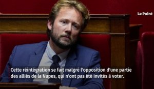 Adrien Quatennens réintégré par les députés de La France insoumise