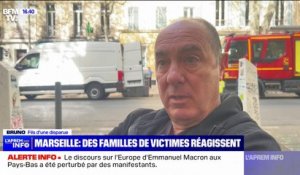Marseille: des familles de victimes des immeubles effondrés réagissent