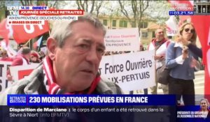 "Aujourd'hui, dans beaucoup de villes, le combat continue": des manifestants mobilisés à Aix-en-Provence avant la décision finale du Conseil constitutionnel
