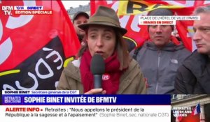 Sophie Binet (CGT): "Pour nous, la vie des Françaises et des Français n'est pas suspendue à l'avis de neuf personnes"
