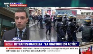 Jordan Bardella (RN): "On ne peut pas gouverner éternellement contre les Français"