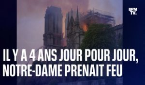Il y a 4 ans jour pour jour, la cathédrale Notre-Dame de Paris prenait feu