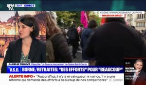 Index et CDD Senior rejetés par le Conseil constitutionnel: Les Républicains "ont dealé quelque chose qui tombe aujourd'hui", réagit Aurélie Trouvé (LFI)