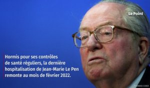 Jean-Marie Le Pen hospitalisé à la suite d'un malaise