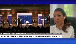 Sabrina Agresti-Roubache : «Attaquer le président de la République quand il n’est pas là pour se défendre, je trouve ça minable»