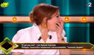 "Il est pas mal" : Léa Salamé charmée  Philippe Caverivière totalement méconnaissable, "moment dossi