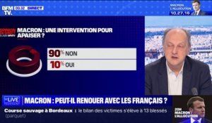 Selon un sondage Elabe pour BFMTV, 90% des Français pensent que la prise de parole d'Emmanuel Macron ne va pas apaiser les tensions