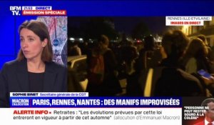 Allocution d'Emmanuel Macron: "Un grand enfumage, en décalage complet par rapport aux aspirations des salariés" pour Sophie Binet (CGT)