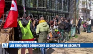 À la UNE : un nouveau rassemblement à l'Université de Saint-Etienne / La fédération des chasseurs pourrait se porter partie civile contre un piège à sanglier / Portrait de Garance, passionnée de trams !