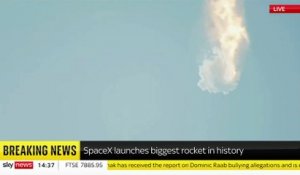 Regardez l'explosion de la fusée Starship quelques minutes seulement après son décollage lors de la séparation ratée des étages