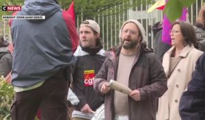 Seine-Saint-Denis : François Braun accueilli à Bobigny par des manifestants