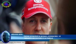 Fausse interview de Michael Schumacher : le  présente ses excuses à la famille