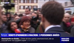 3 personnes jugées pour avoir insulté et fait des doigts d'honneur à Emmanuel Macron lors de sa visite en Alsace