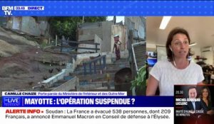 Mayotte: la porte-parole du Ministère de l'Intérieur confirme que l'opération "est en cours"