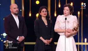 Molières - L’actrice Anny Duperey en larmes après l'hommage émouvant de sa fille Sara Giraudeau : « A ma maman » - Regardez