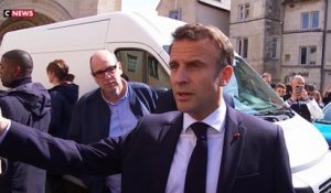 Emmanuel Macron en déplacement dans le Doubs