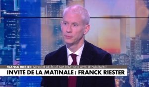 L'interview de Franck Riester