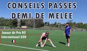 [RUGBY]  PASSE DE DEMI DE MELEE (feat. Simon Tarel  joueur de Prod2 - international U20)