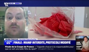 Rassemblement syndical interdit au Stade de France: une application mobile avec carton rouge et sifflet est en développement selon Julien Troccaz (Sud Rail)