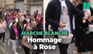 Après la mort de Rose, immense émotion pendant la marche blanche à Rambervillers