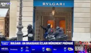Bijouterie Bulgarie braquée à Paris: les suspects sont toujours en fuite