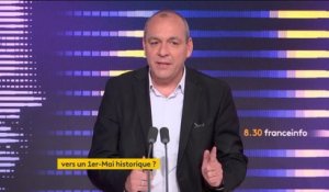 Manifestation du 1er-Mai : "Il y a malheureusement quelques dingues", reconnaît Laurent Berger qui "viennent pour casser"