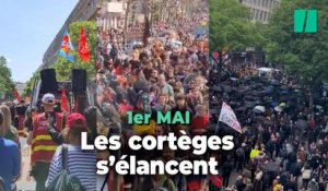 Manifestations du 1er mai : les premières images des cortèges partout en France