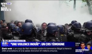 "Ils étaient des centaines prêts au combat de rue", le témoignage anonyme d'un CRS (délégué Alliance), sur la manifestation parisienne du 1er-mai