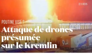 Guerre en Ukraine : le Kremlin cible d'une présumée attaque de drones