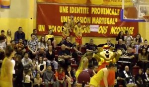 Images maritima: la joie des basketteuses martégales après la victoire contre l'Alliance Alsace
