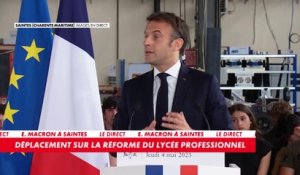 Emmanuel Macron : «Moins de 40% des jeunes diplômés des lycées pro trouveront un emploi»