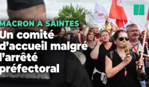 Emmanuel Macron à Saintes : malgré l’arrêté préfectoral, un comité d’accueil pour le président
