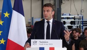 "50 euros par semaine en première année de CAP et de seconde, 75 euros en deuxième année de CAP et en première, 100 euros en terminale": Emmanuel Macron annonce "une indemnité de stage progressive"