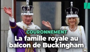 Après le couronnement de Charles III, la famille royale au balcon de Buckingham