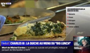 La quiche aux légumes au menu du "big lunch" du roi Charles III