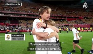 Finale - Modric aux anges remercie le public