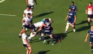 TOP 14 - Essai de Anthony BOUTHIER (MHR) - Montpellier Hérault Rugby - CA Brive - Saison 2022-2023