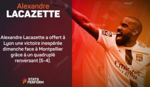 34e j. - Lacazette signe la performance de la semaine