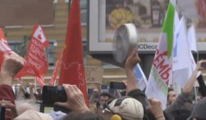 France: Emmanuel Macron à Lyon: 3.000 manifestants anti-réforme des retraites