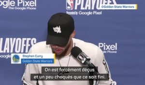 Warriors - Curry : "Déçus et un peu choqués que ce soit fini"