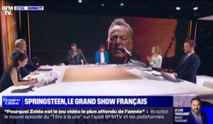 Le chanteur américain Bruce Springsteen était en concert à la Défense Arena à Paris ce week-end