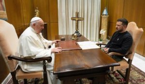 Le pape François a rencontré Volodymyr Zelensky