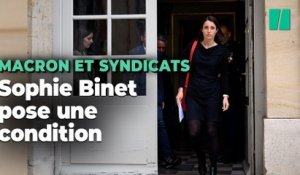 La condition de Binet avant une intersyndicale avec Macron