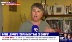 Réception des syndicats à Matignon: "La première des exigences sera le retrait de la réforme des retraites" affirme Céline Verzeletti (CGT)