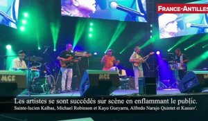 Festival de jazz de Sainte-Lucie : Kassav’ a enflammé Pigeon Island