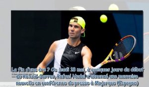 Rafael Nadal  à 10 jours de Roland-Garros, cette mauvaise nouvelle que ses fans redoutaient