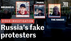 Video investigation: How Russia staged fake anti-Ukraine protests in Paris, Brussels and The Hague