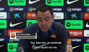 Barcelone - Xavi : "Je resterais bien toute ma vie"