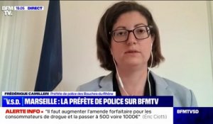 Fusillade à Marseille: "Les assaillants sont en fuite et la police judiciaire est mobilisée pour les retrouver", affirme Frédérique Camilleri, préfète de police des Bouches-du-Rhône
