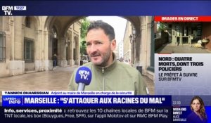 Fusillade à Marseille: "Il faut s'attaquer à la racine du mal", affirme Yannick Ohanessian, adjoint au maire de la ville, qui souhaite "davantage de moyens" pour lutter contre le trafic de drogue